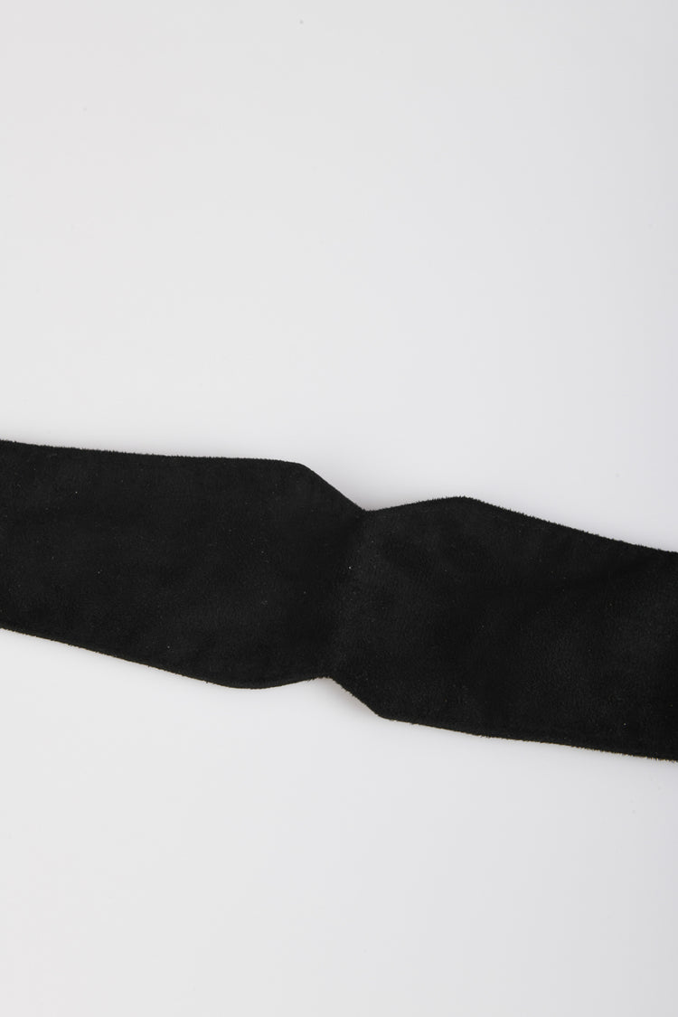 Cintura a fascia effetto suede