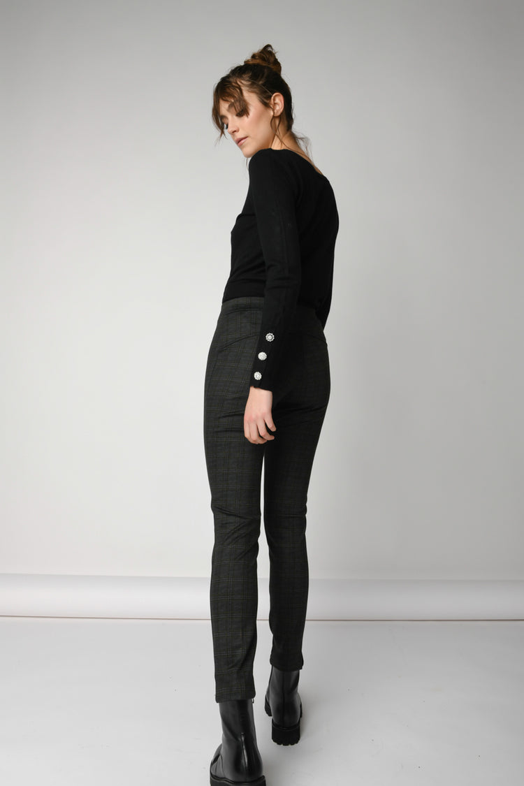 Leggings a stampa check