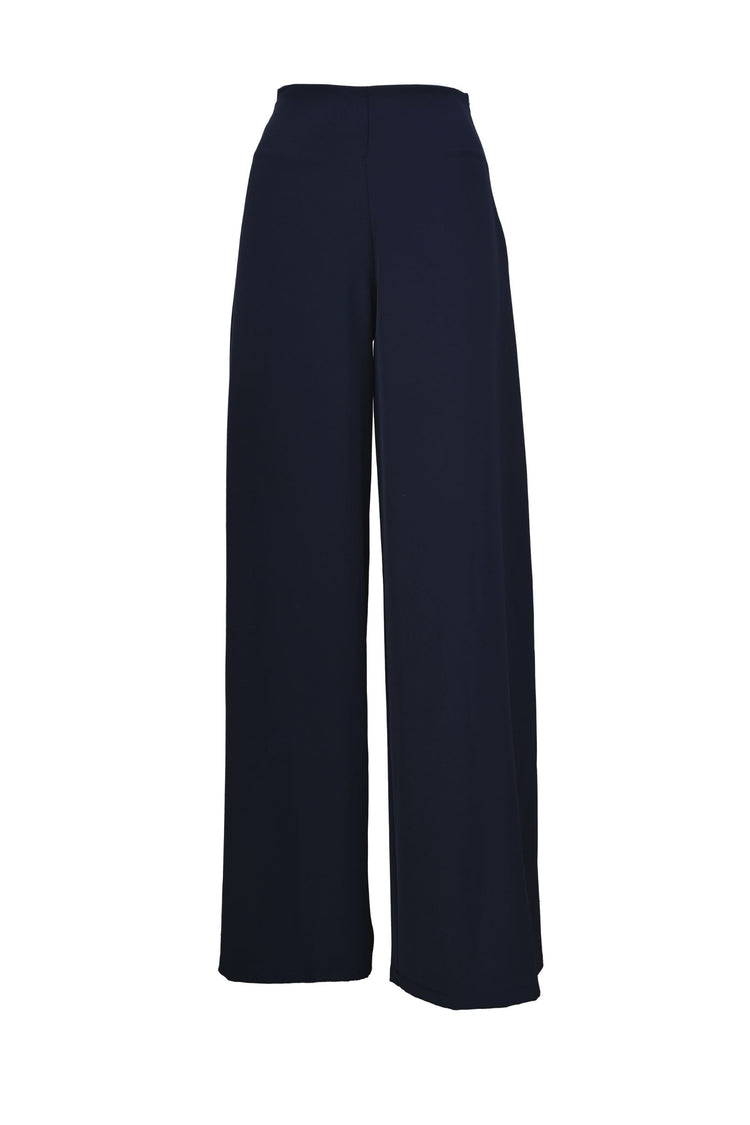 Pantaloni palazzo con zip