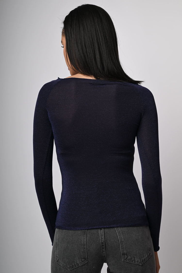 Top in viscosa lurex