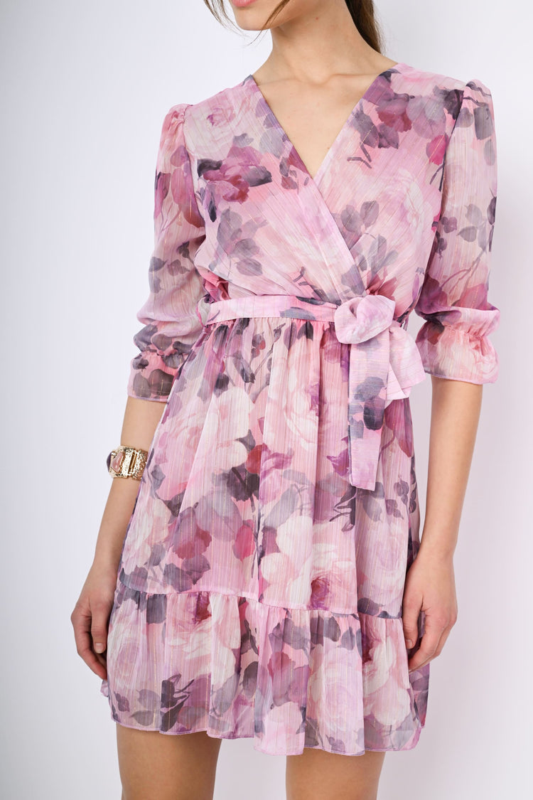 Abito rose georgette