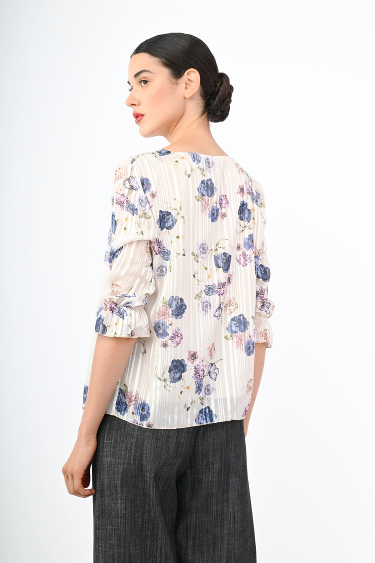 Casacca stampa fiori