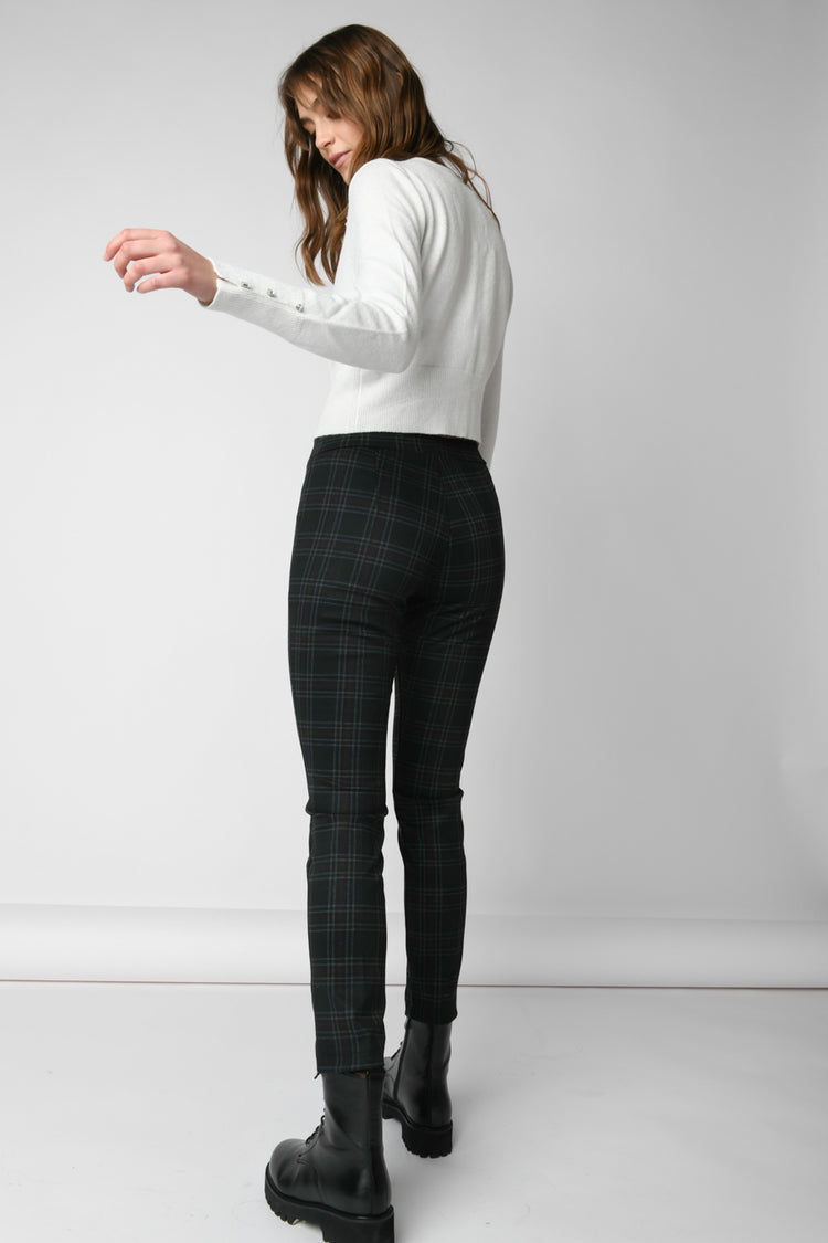 Leggings a stampa check