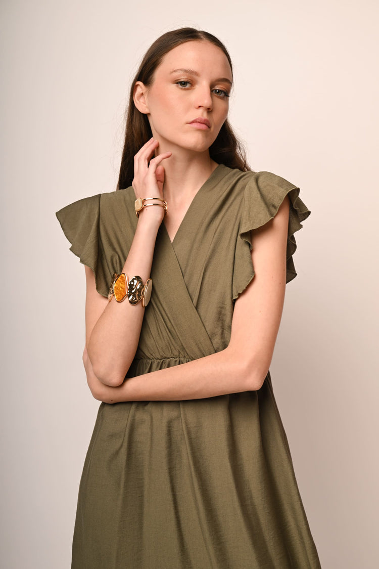 Mini abito con volants