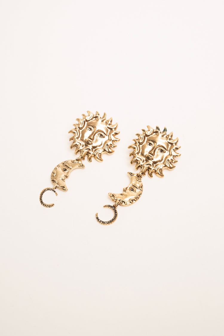 Orecchini sole e luna