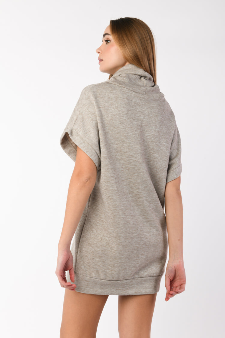 Mini abito in maglia lurex