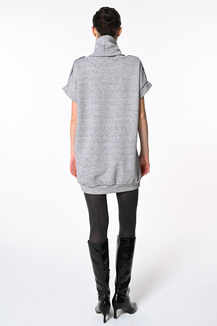 Mini abito in maglia lurex