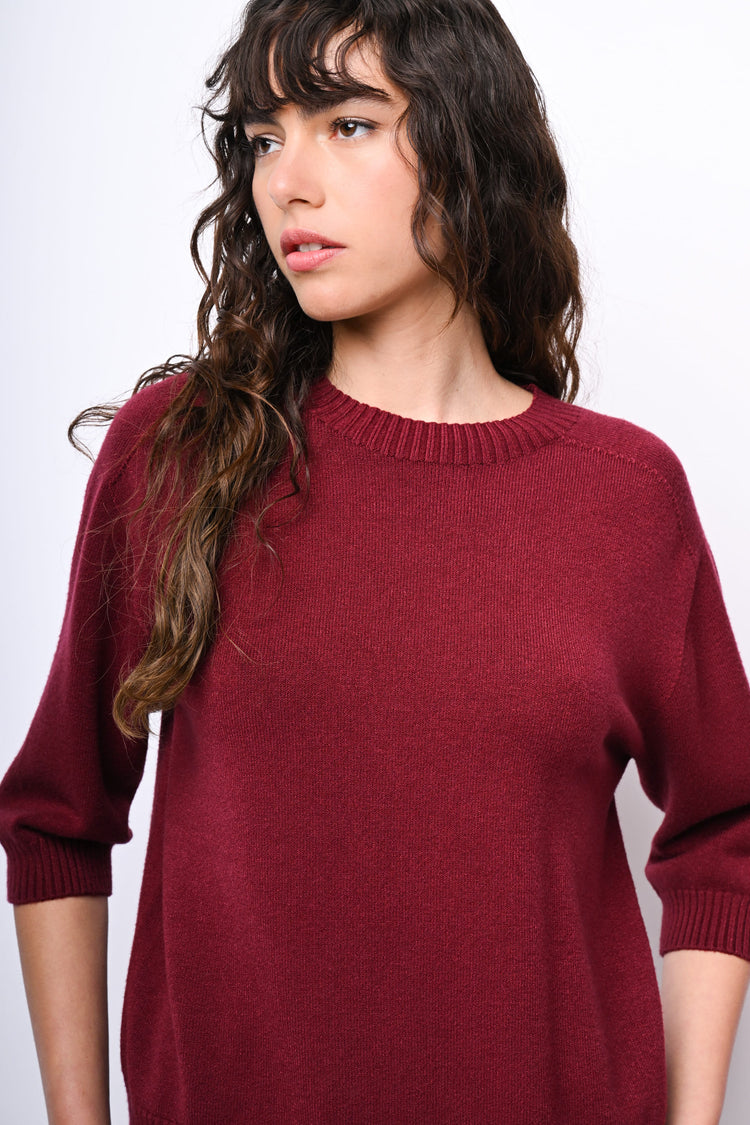 Pull con maniche crop