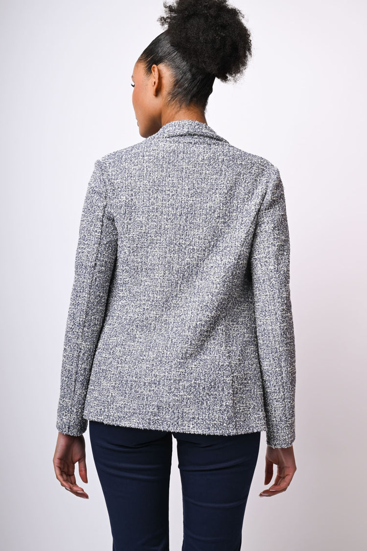 Blazer in maglia bouclé