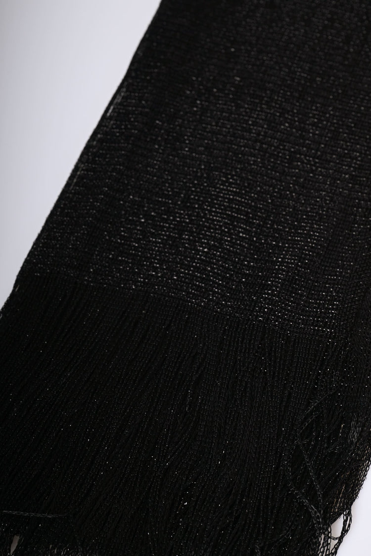 Sciarpa in maglia lamé