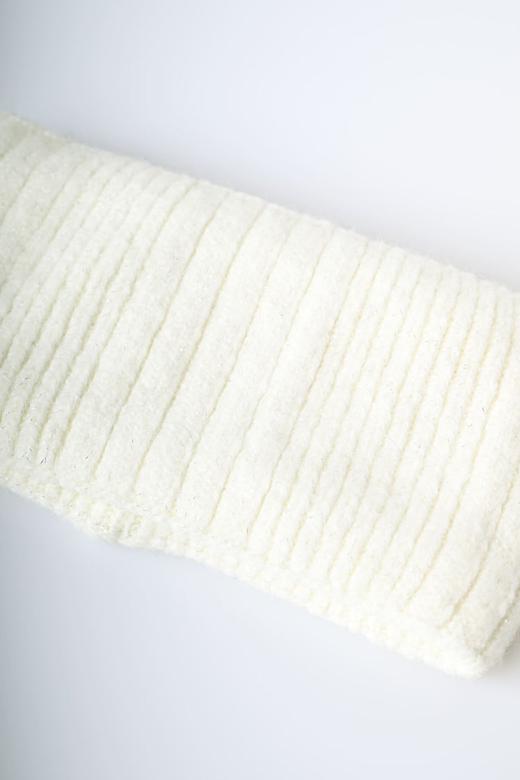 Fascia per capelli in maglia lurex