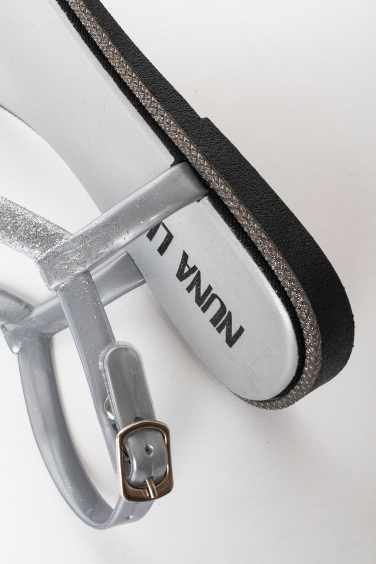 Sandali infradito glitterati