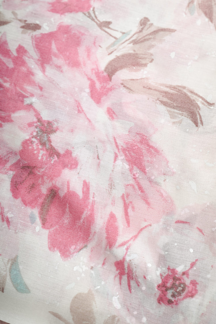 Sciarpa a stampa floreale