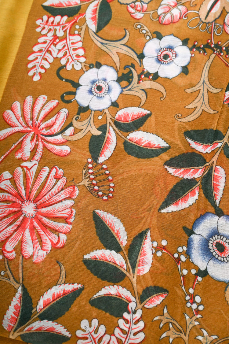 Sciarpa a stampa floreale