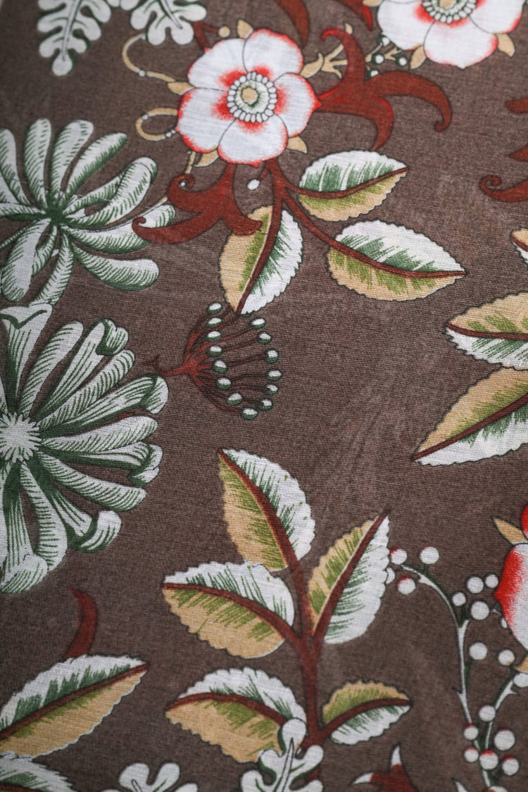 Sciarpa a stampa floreale