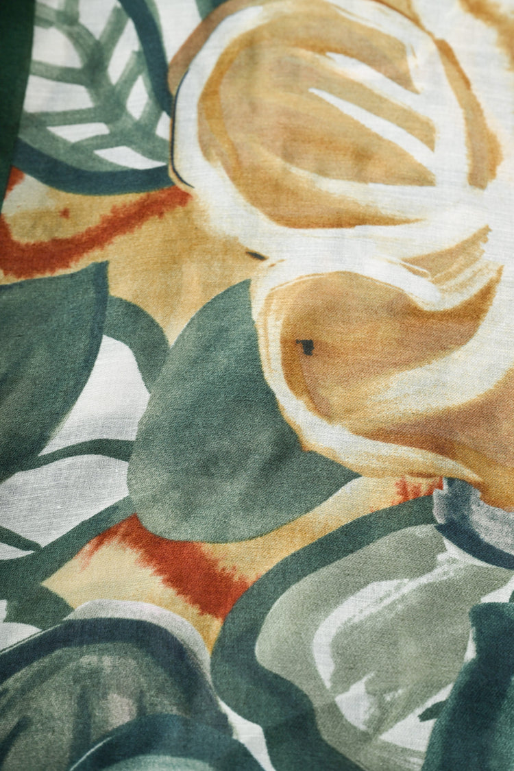 Sciarpa a stampa artistica floreale
