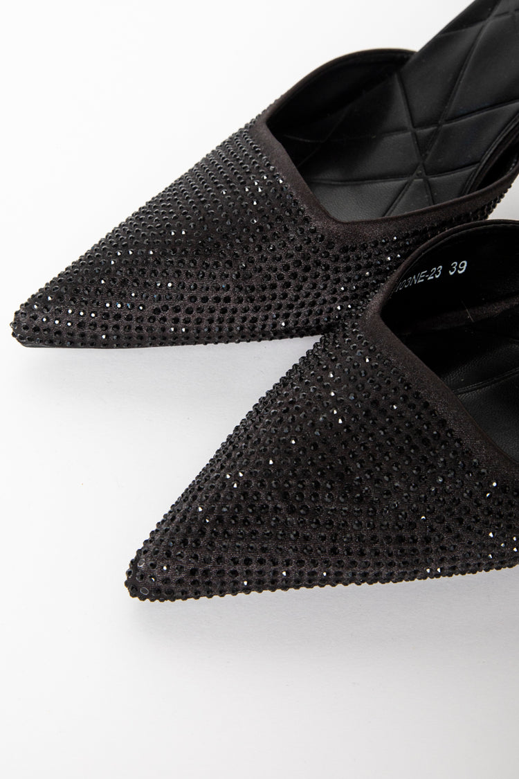 Slingback con strass