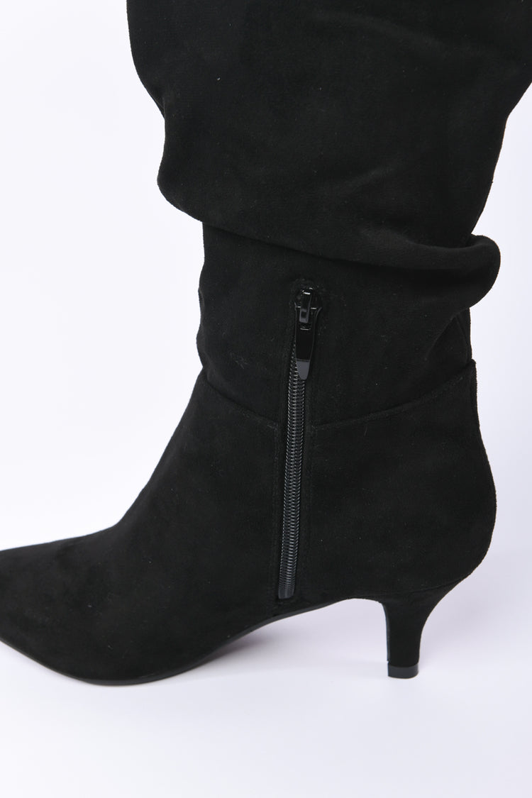 Stivaletti in faux suede