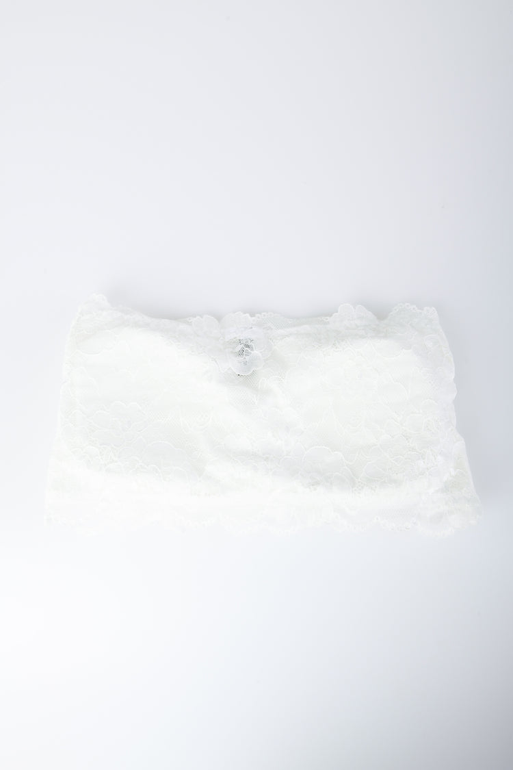 Reggiseno a fascia in pizzo