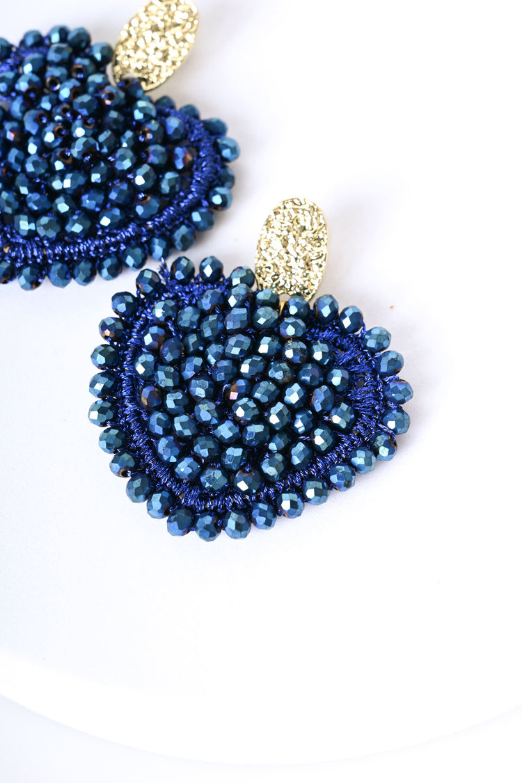 Orecchini a cuore con perline