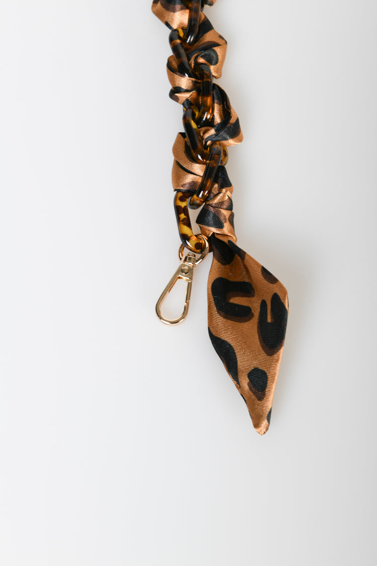 Tracolla per borsa con nastro in raso