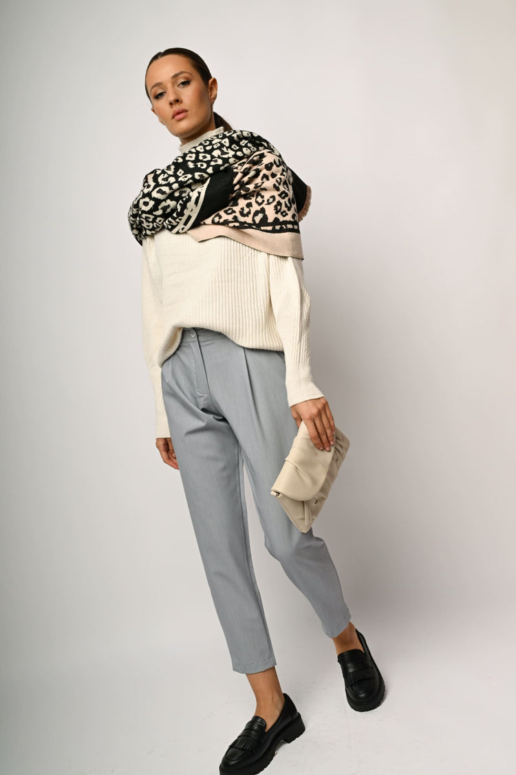 Pantaloni a gamba dritta con pinces