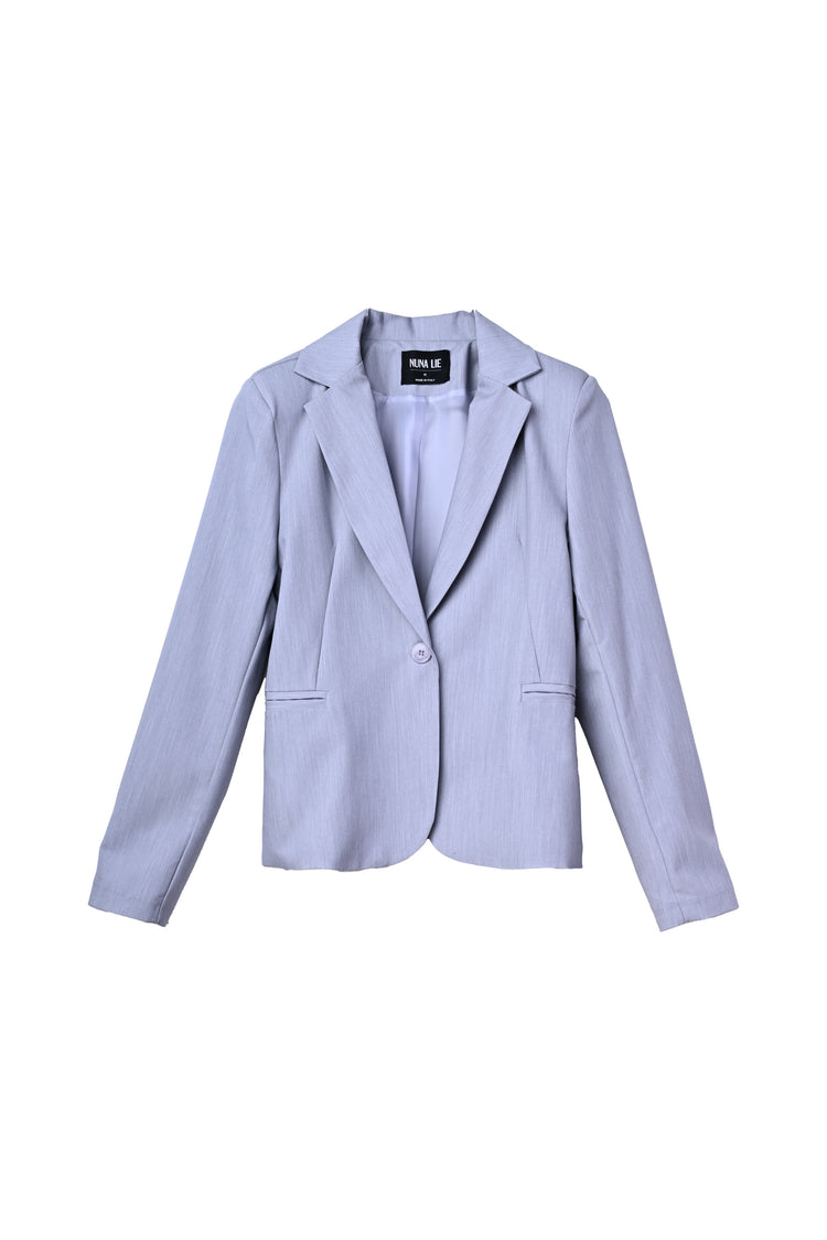 Blazer monopetto misto viscosa