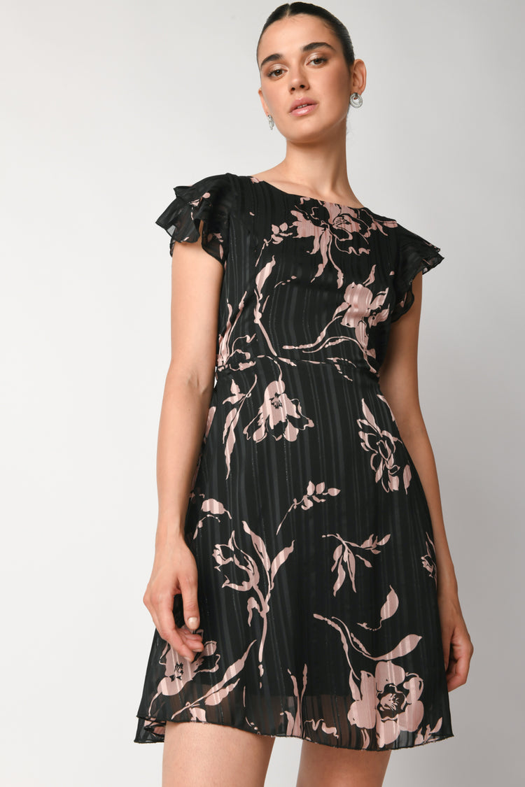Mini abito a stampa floreale