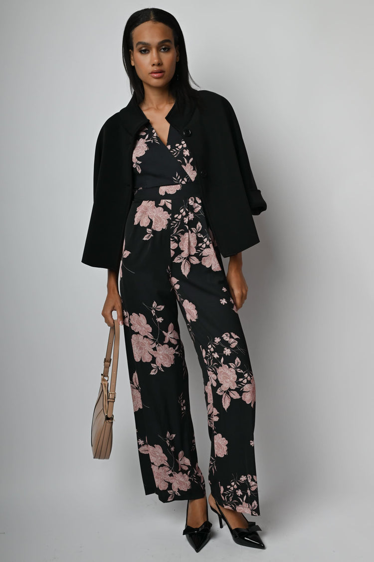 Tuta a stampa floreale