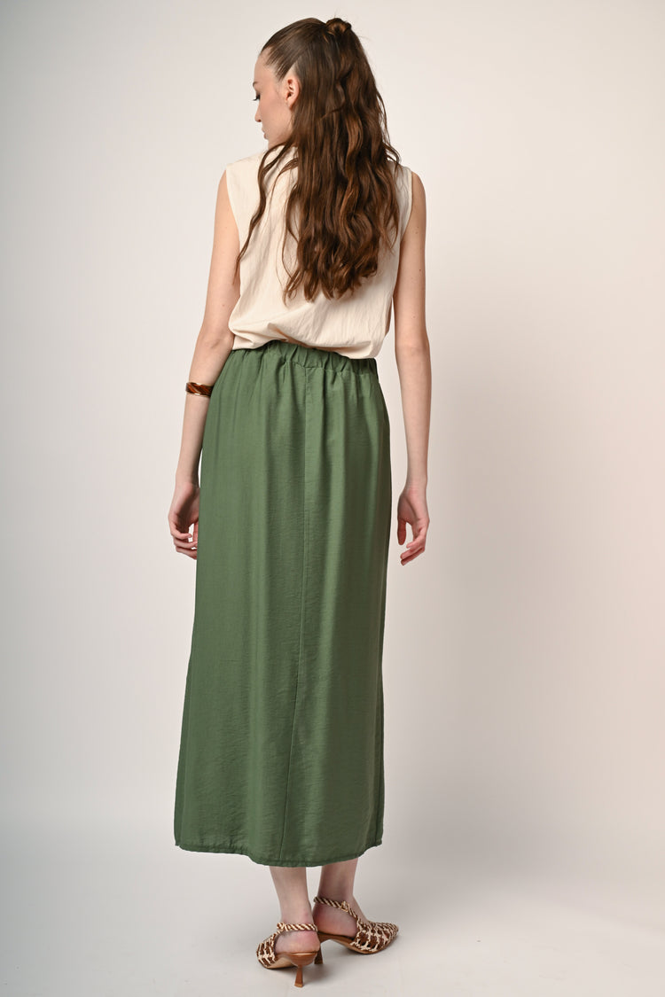 Gonna lunga con bottoni