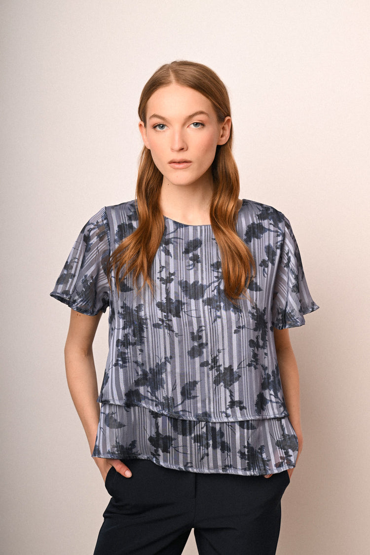 Casacca fantasia fiori