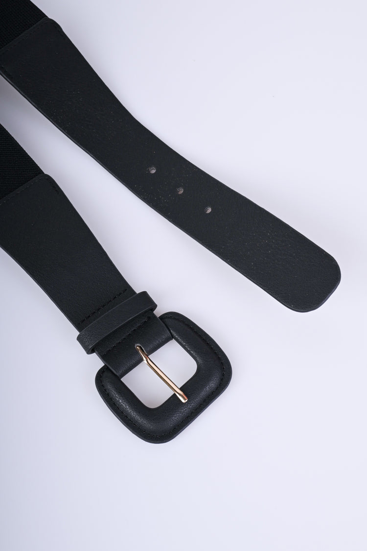 Cintura elastica in similpelle