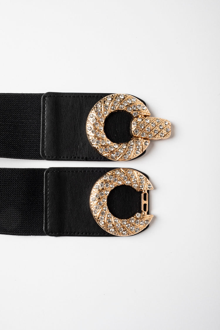 Cintura elastica con fibbia gioiello