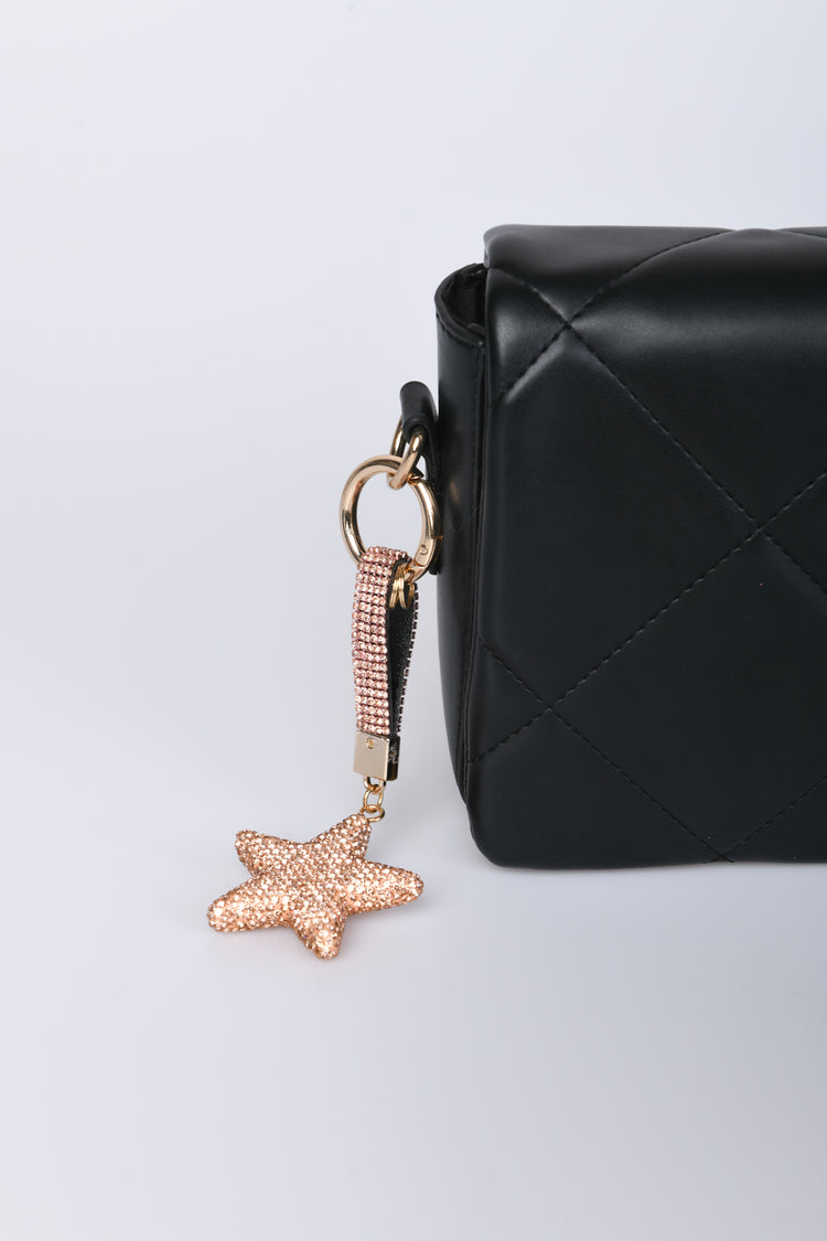 Portachiavi a stella con strass