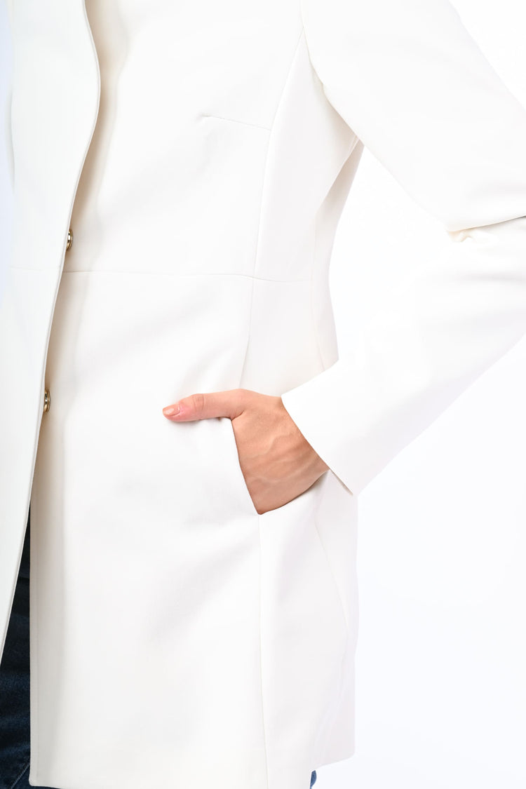 Cappotto con colletto alla coreana