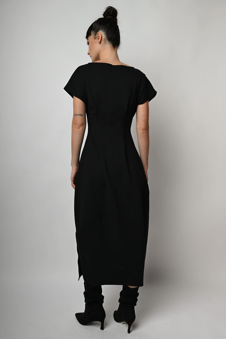 Abito lungo a tulipano