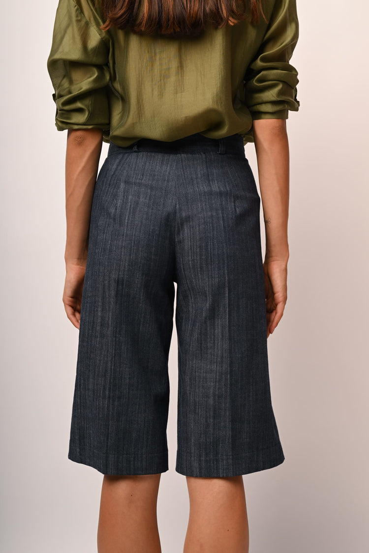 Bermuda effetto denim