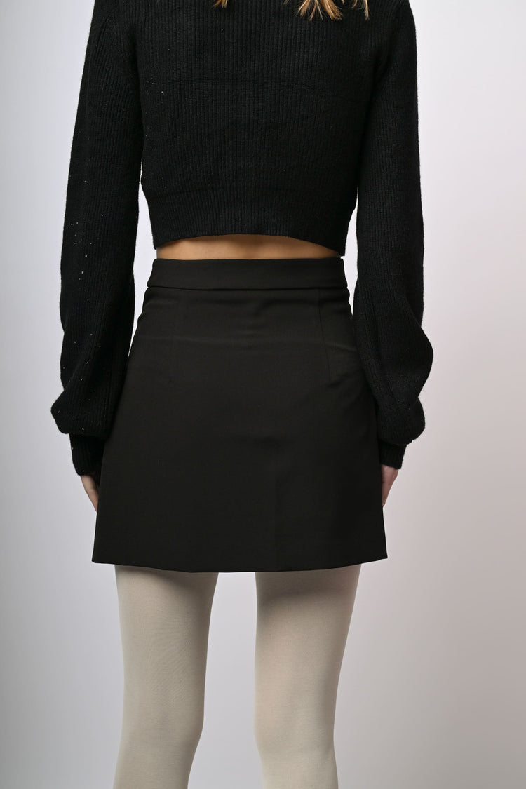 Minigonna con bottoni