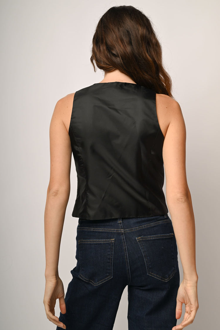 Gilet a stampa check