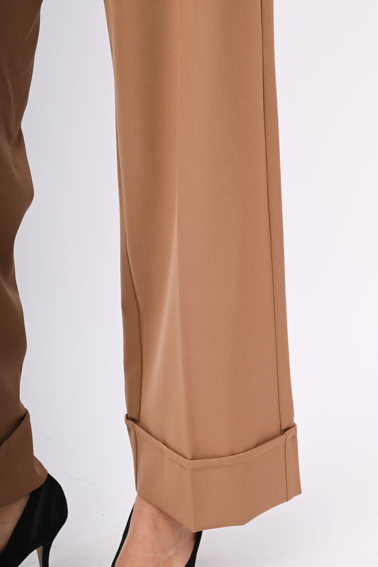 Pantaloni con risvolto