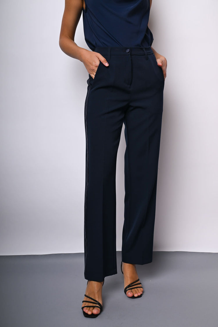 Pantaloni stile smoking