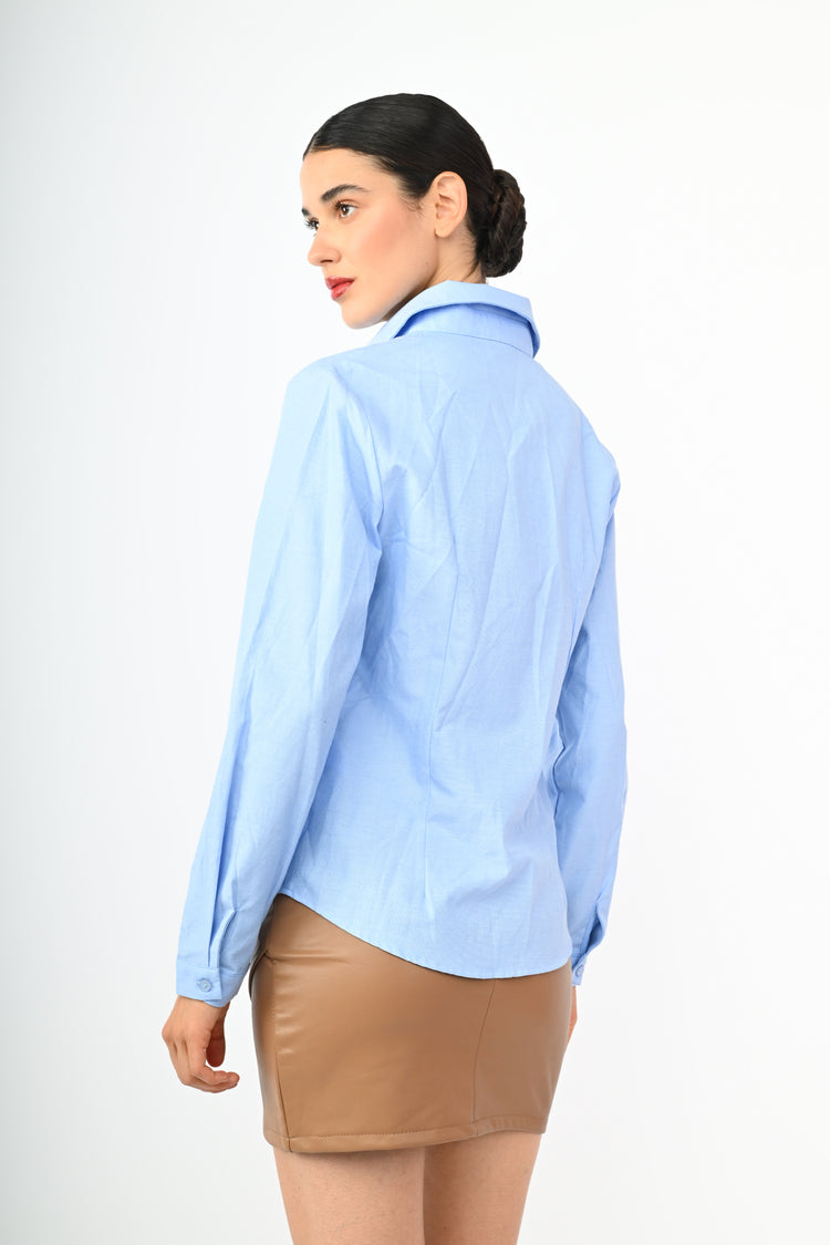 Camicia misto cotone