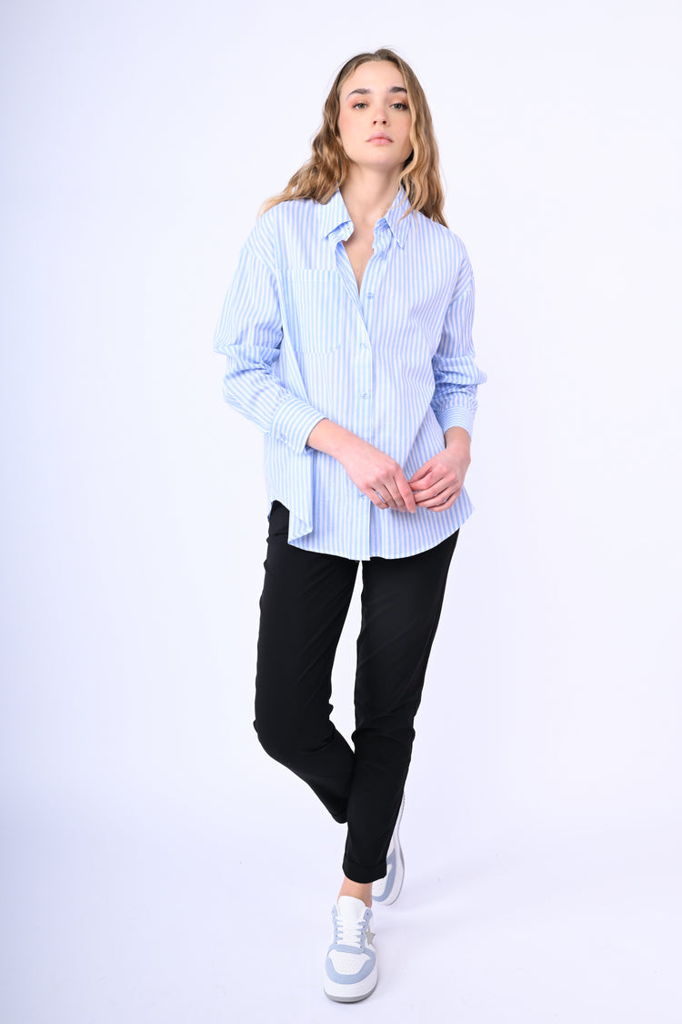 Camicia oversize a righe