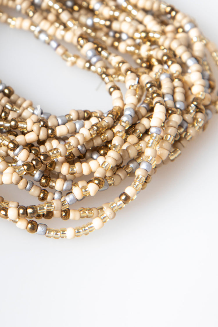 Bracciale multifili con perline