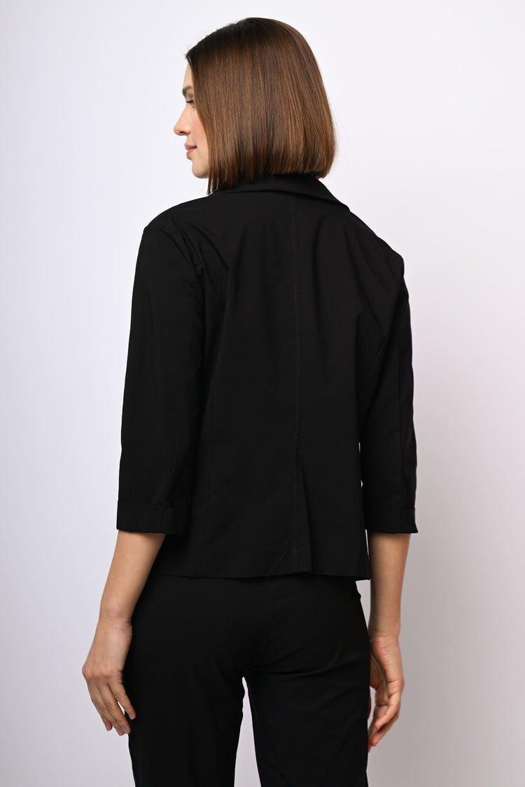 Blazer monopetto misto viscosa