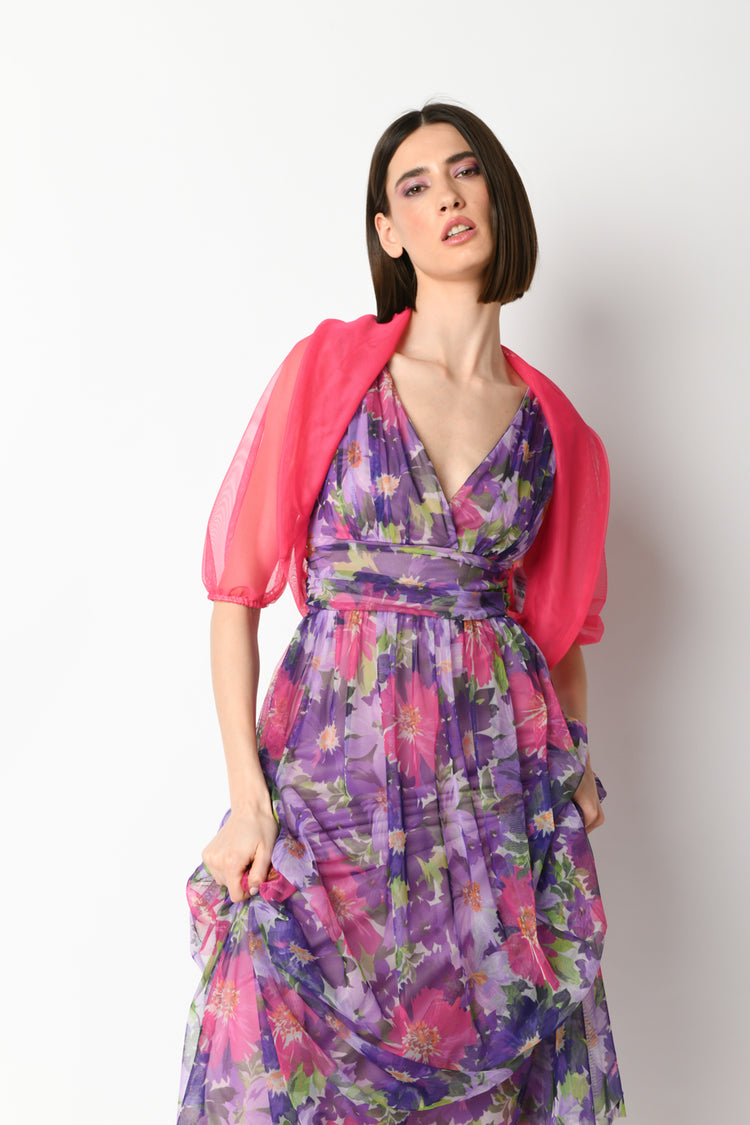 Coprispalle in tulle