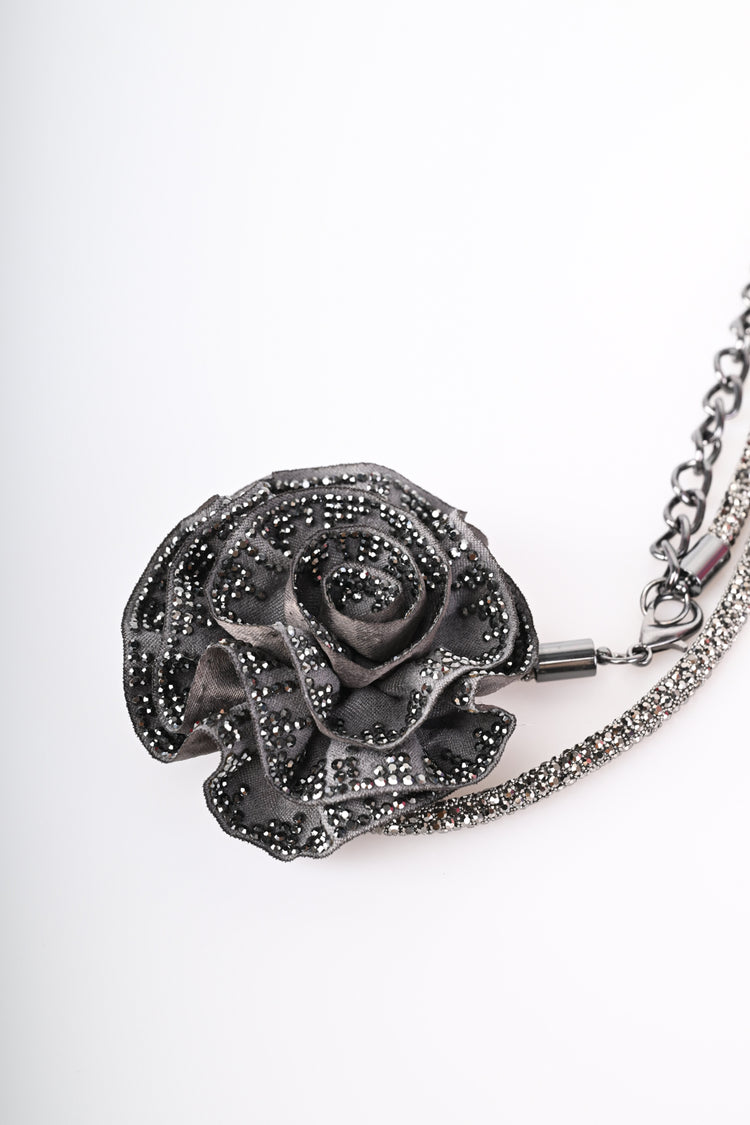 Collana con rosa