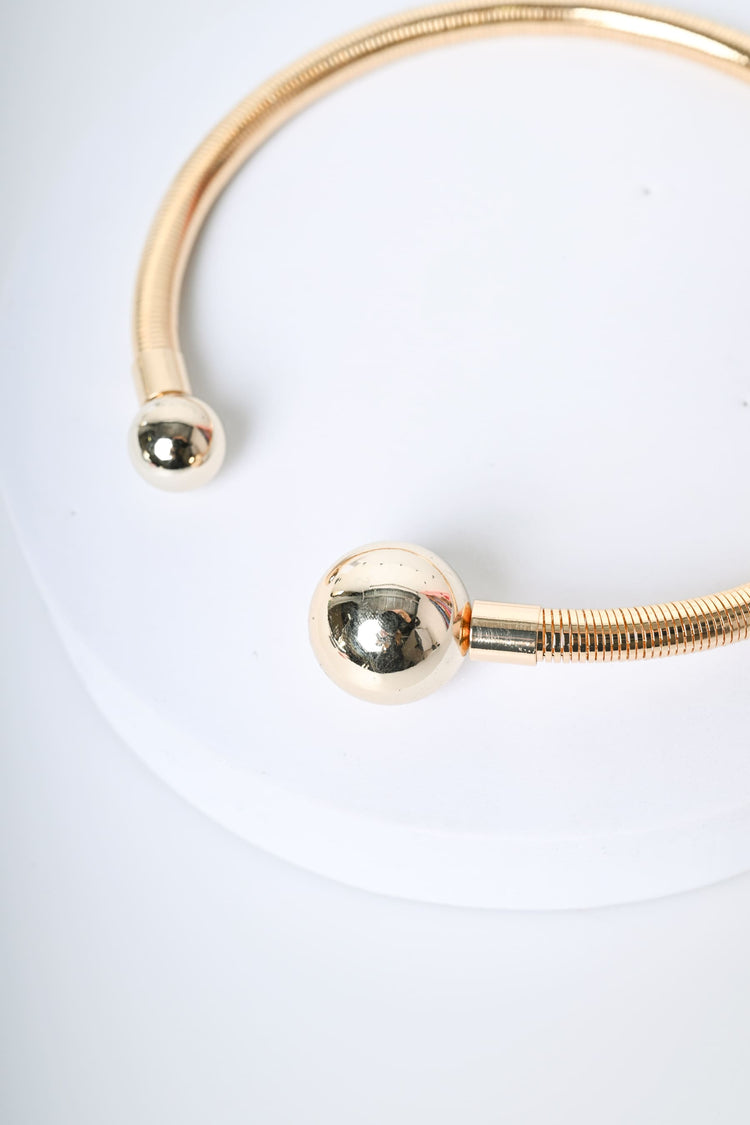 Collana rigida con sfere