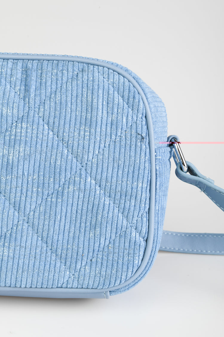 Borsa in velluto lurex trapuntato