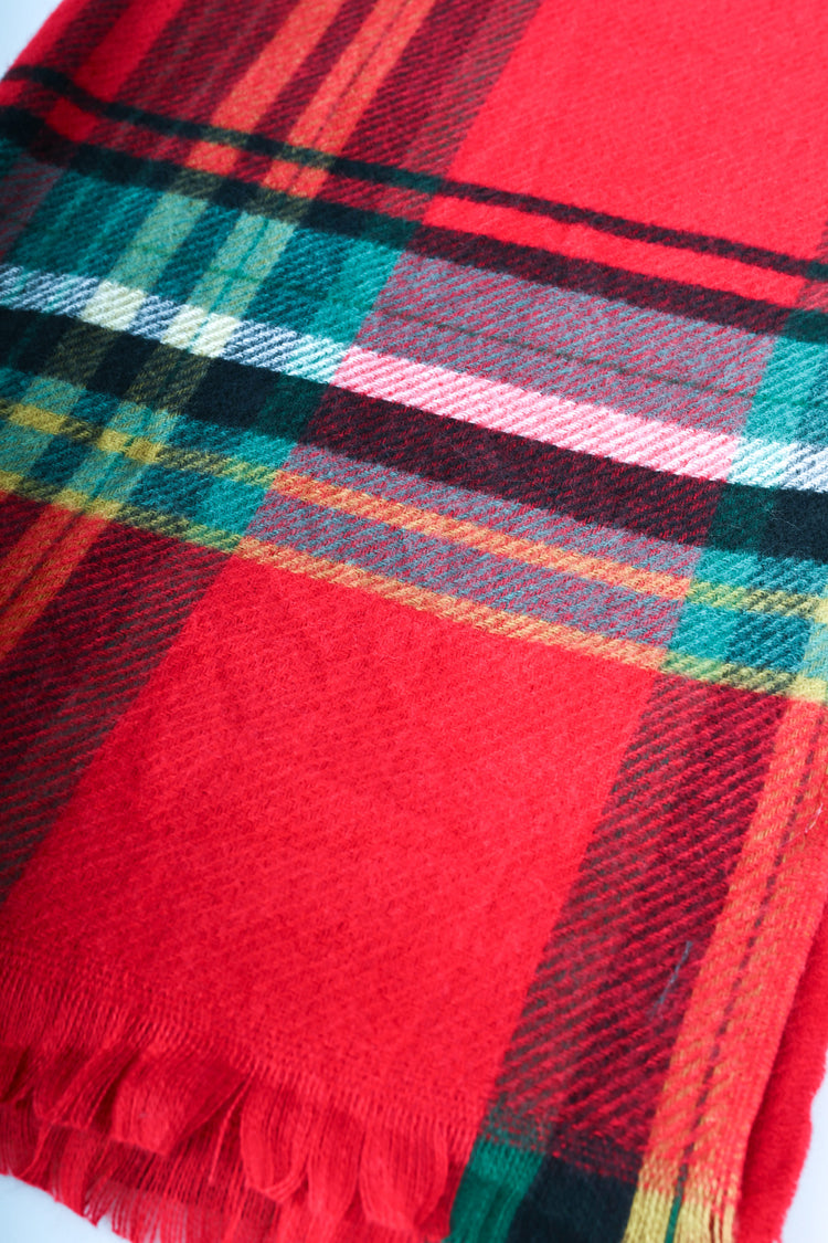 Sciarpa check natale